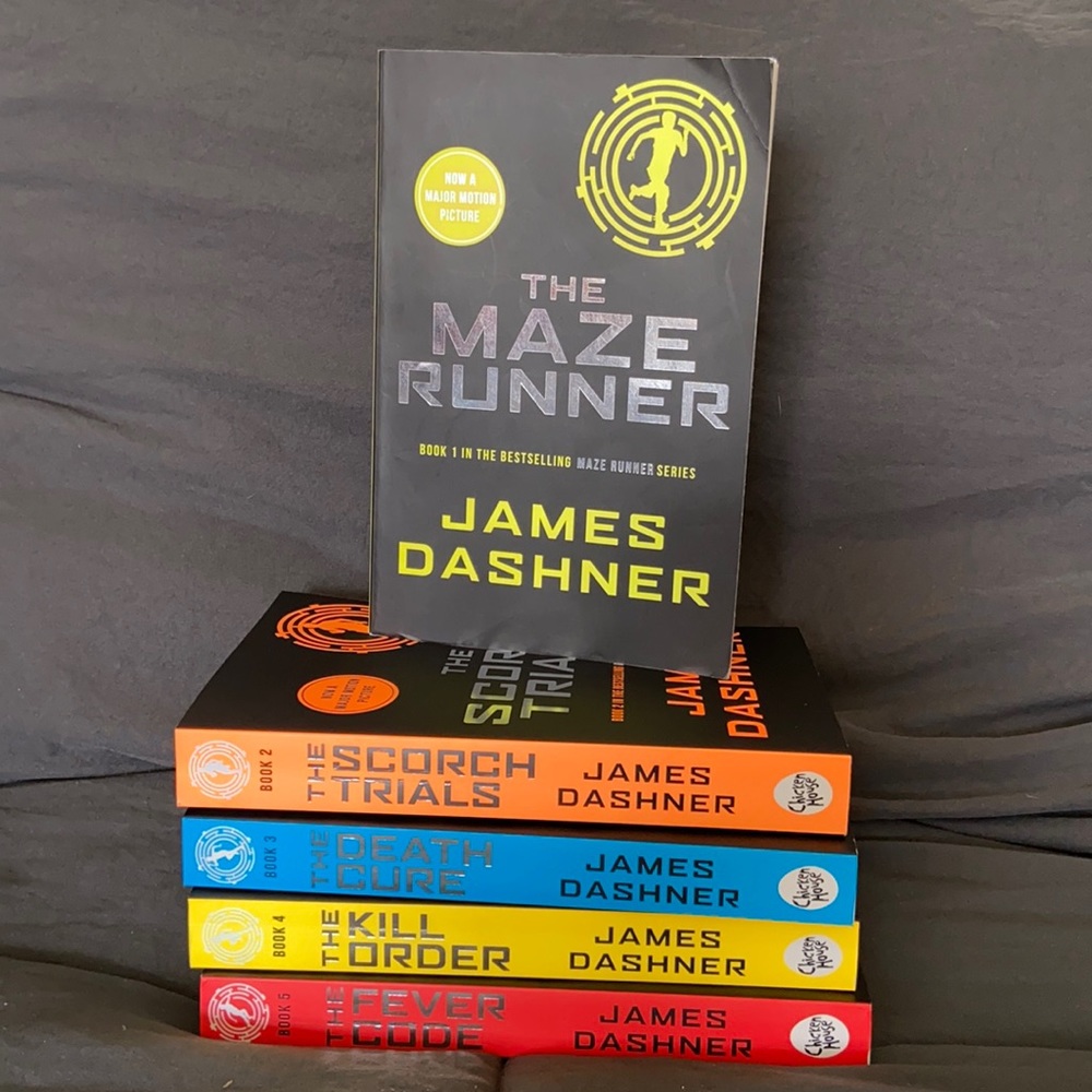 The Maze Runner book set #1-#5